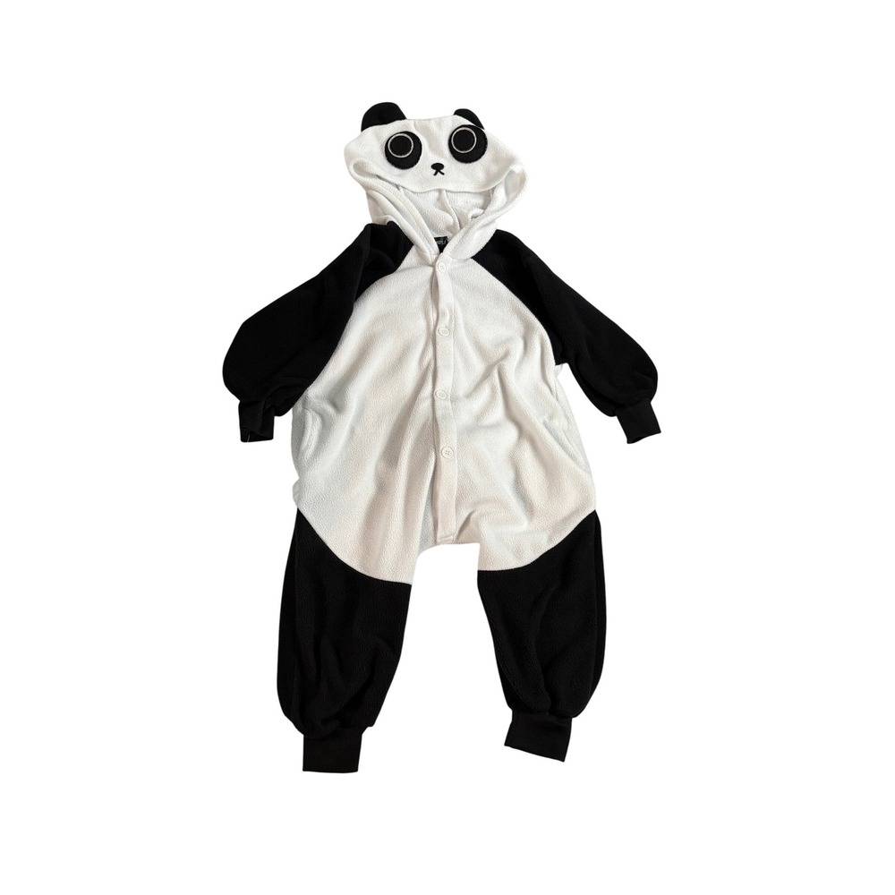 NEWCOSPLAY Kids Panda Onesie Costume Fleece Animal Pajamas Toddler 2T 3T 4T